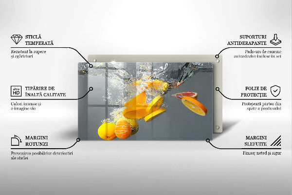 Copri piano induzione Limoni in acqua