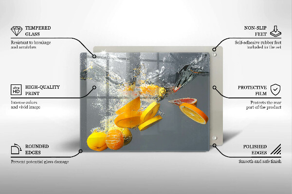 Copri piano induzione Limoni in acqua