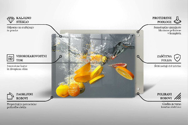 Copri piano induzione Limoni in acqua