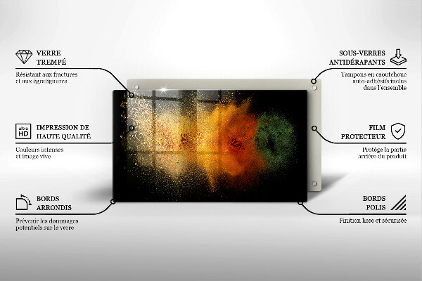 Copri piano induzione Spezie colorate