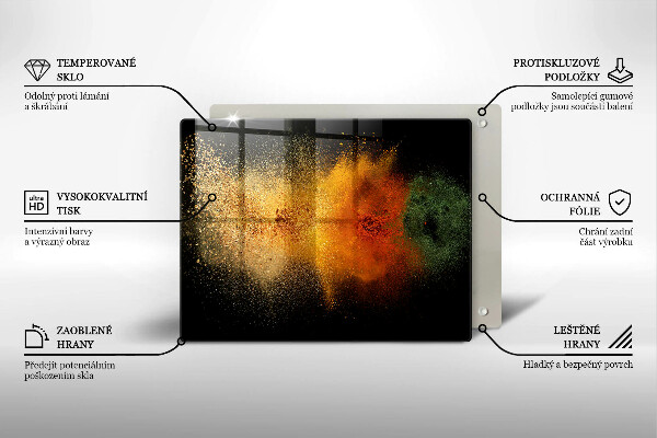 Copri piano induzione Spezie colorate