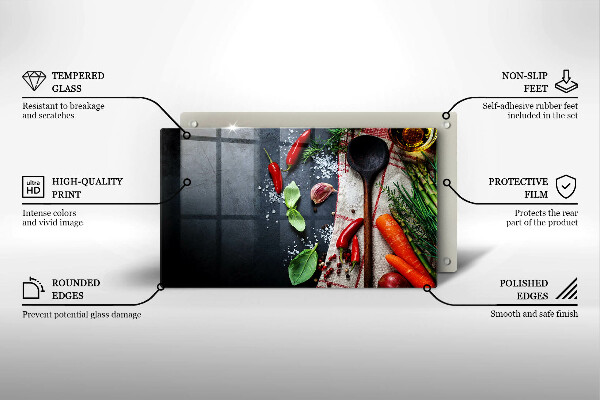 Copri piano cottura Cibo da cucina