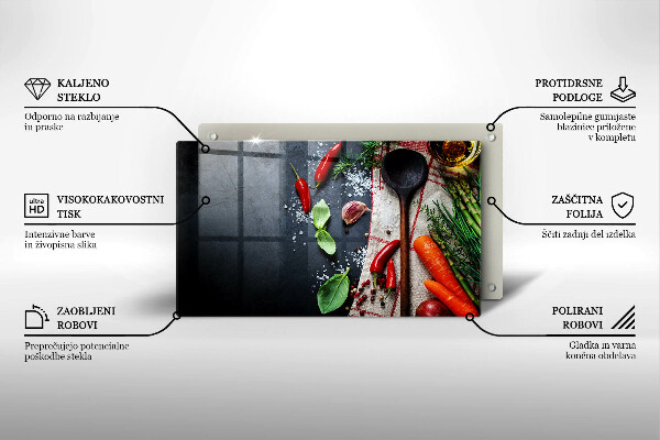 Copri piano cottura Cibo da cucina