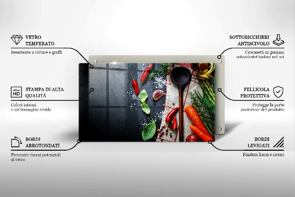 Copri piano cottura Cibo da cucina