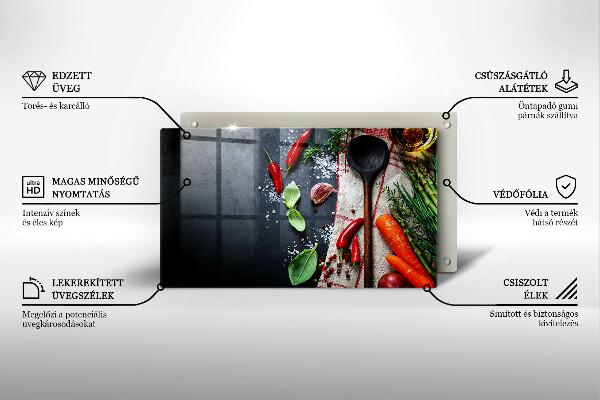 Copri piano cottura Cibo da cucina