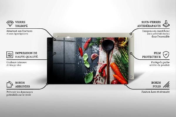 Copri piano cottura Cibo da cucina