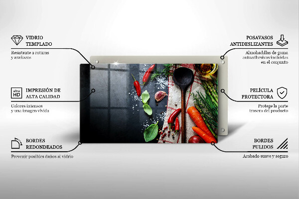 Copri piano cottura Cibo da cucina