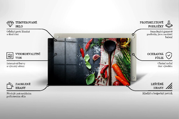 Copri piano cottura Cibo da cucina