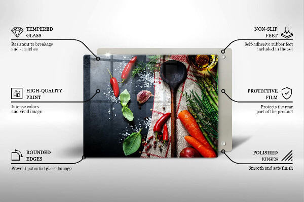 Copri piano cottura Cibo da cucina