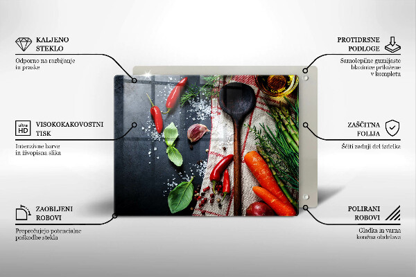 Copri piano cottura Cibo da cucina