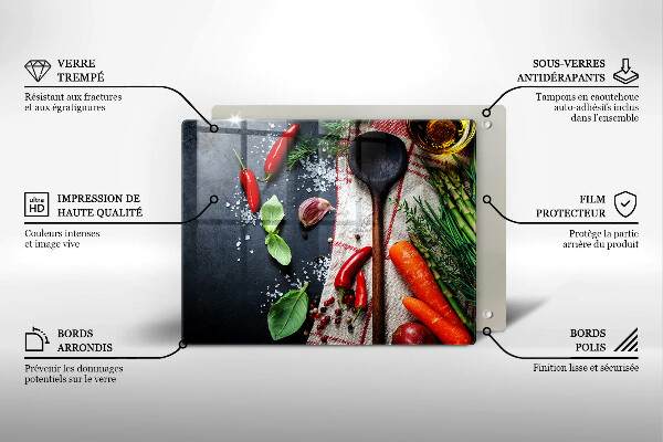 Copri piano cottura Cibo da cucina