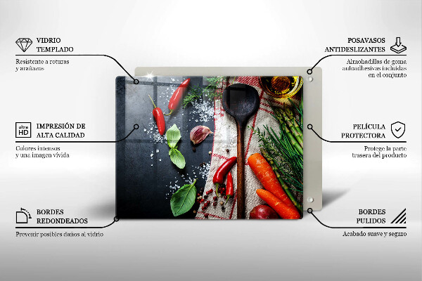 Copri piano cottura Cibo da cucina