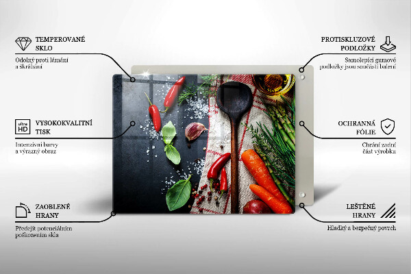 Copri piano cottura Cibo da cucina