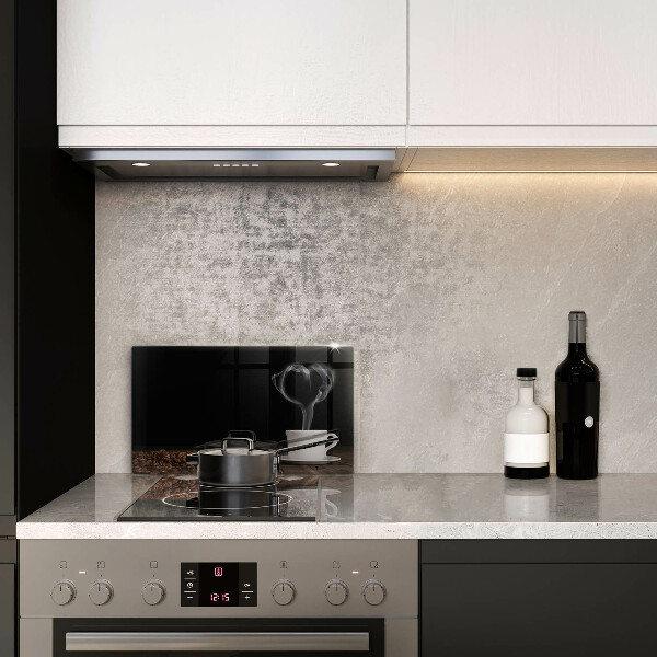 Copri piano cottura Cuore della tazza di caffè