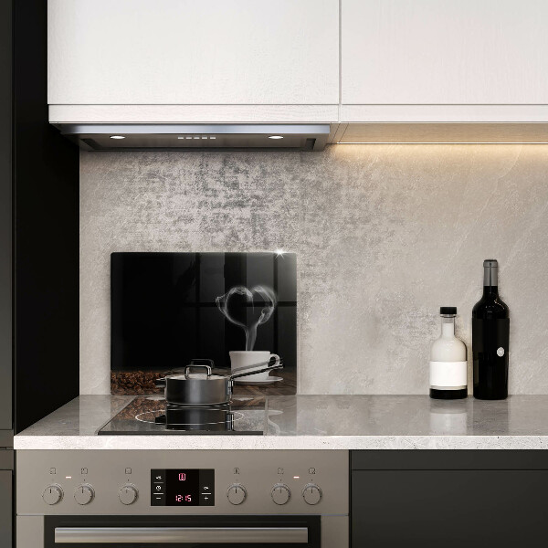 Copri piano cottura Cuore della tazza di caffè