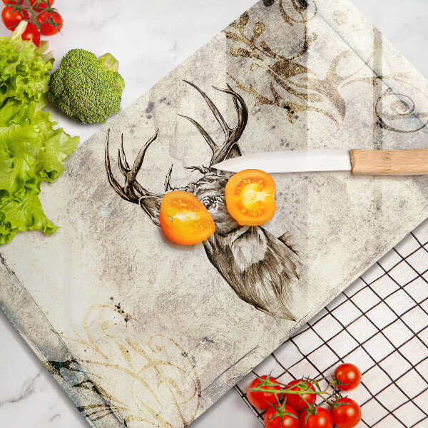 Copri piano cottura Illustrazione degli animali dei cervi