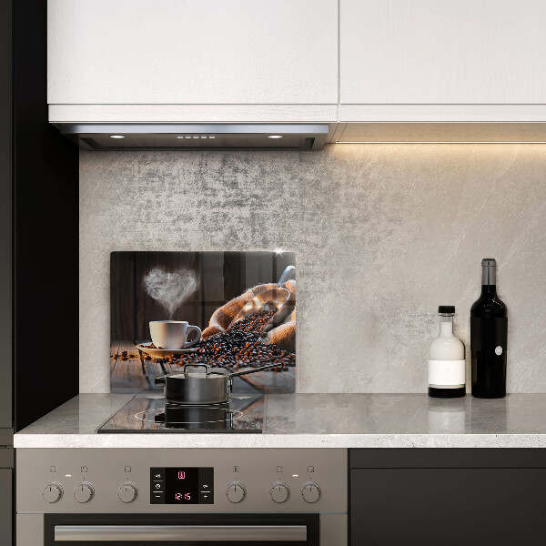 Copri piano cottura Tazza e cuore di caffè