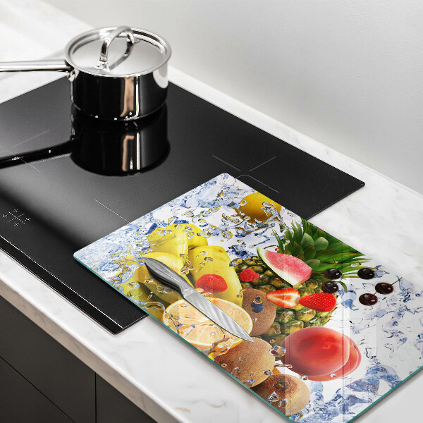 Copri piano cottura Frutta succosa e acqua