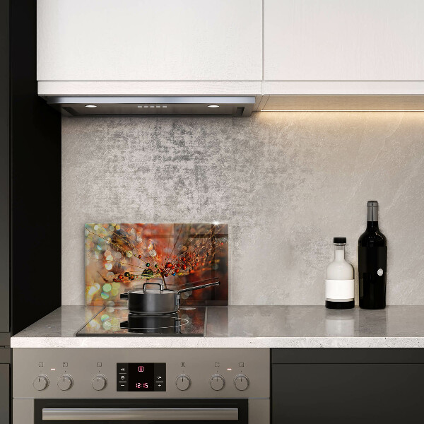 Copri piano cottura Dente di leone bagnato