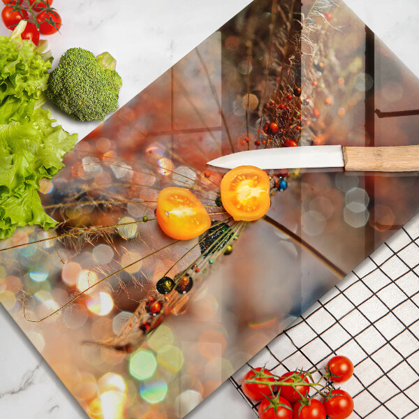 Copri piano cottura Dente di leone bagnato