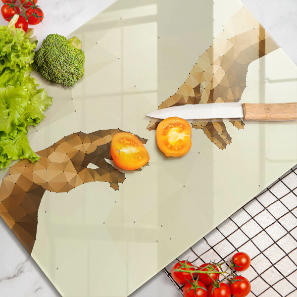 Copri piano cottura Creazione delle mani di Adamo