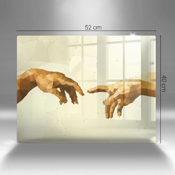 Copri piano cottura Creazione delle mani di Adamo