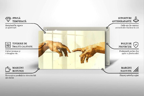 Copri piano cottura Creazione delle mani di Adamo