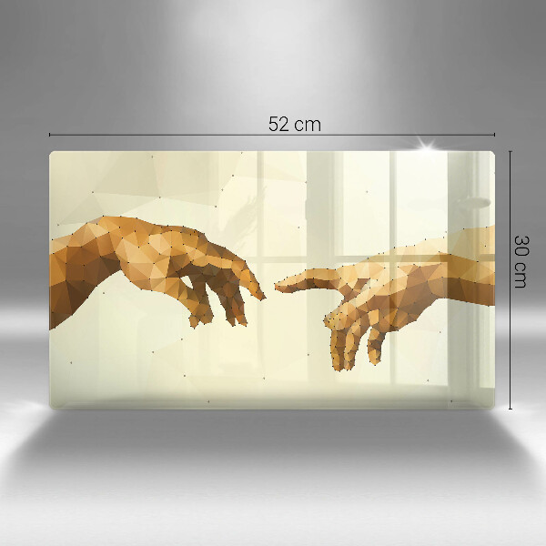 Copri piano cottura Creazione delle mani di Adamo