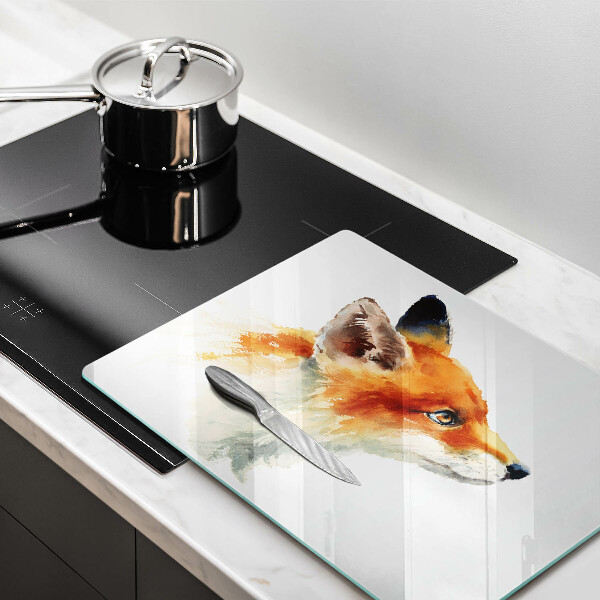 Copri piano induzione Volpe dipinta