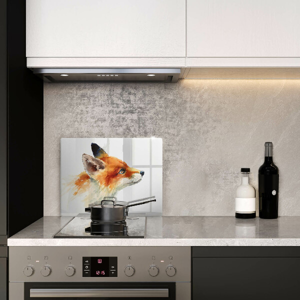 Copri piano induzione Volpe dipinta