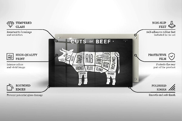 Copri piano induzione Manzo di carne di mucca