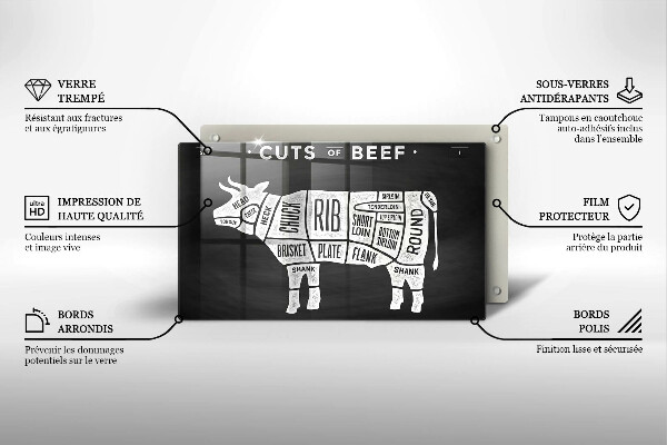 Copri piano induzione Manzo di carne di mucca
