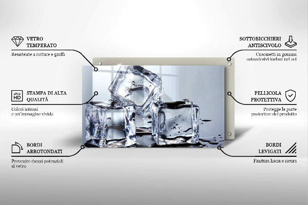 Copri piano cottura Cubetti di ghiaccio