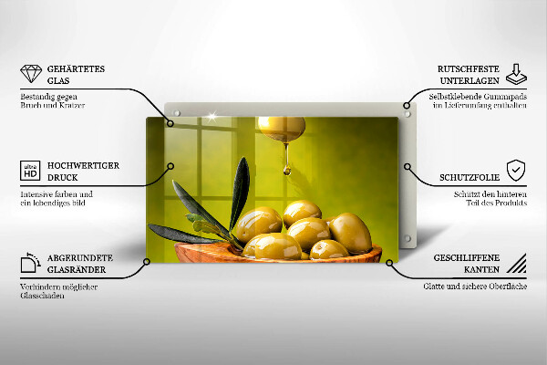 Copri piano cottura Olive gustose