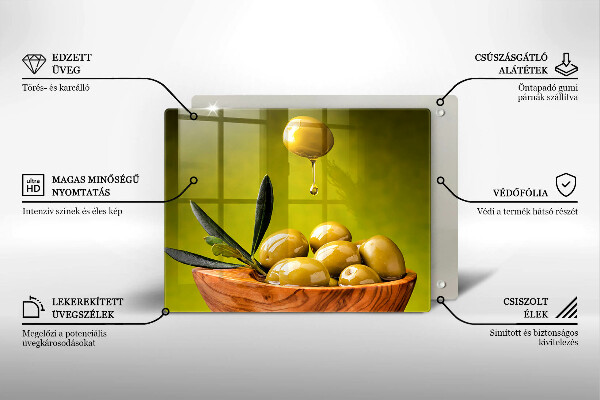 Copri piano cottura Olive gustose