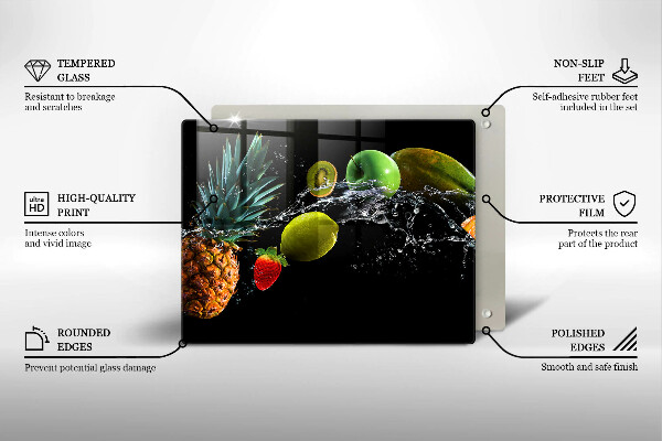 Copri piano induzione Frutta in acqua