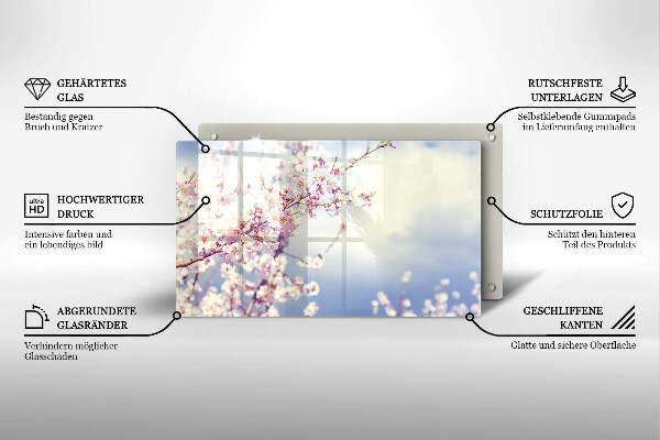 Copri piano induzione Albero fiorito