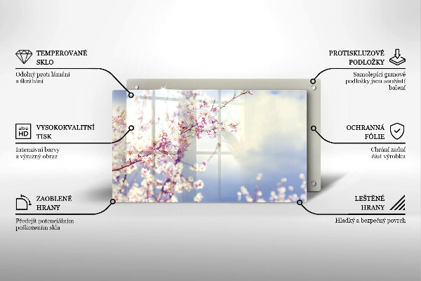 Copri piano induzione Albero fiorito
