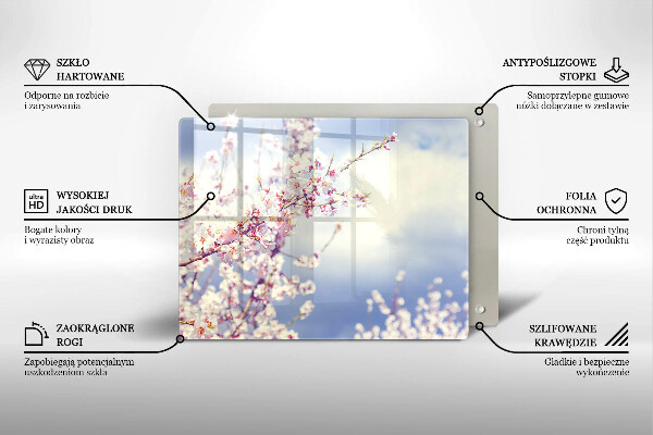 Copri piano induzione Albero fiorito
