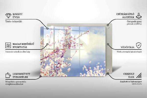 Copri piano induzione Albero fiorito