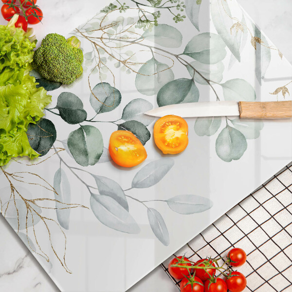 Copri piano induzione Piante dipinte