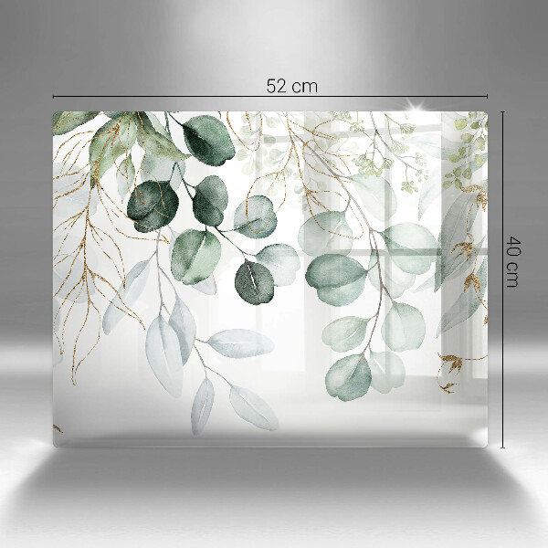 Copri piano induzione Piante dipinte