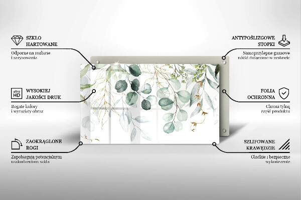 Copri piano induzione Piante dipinte
