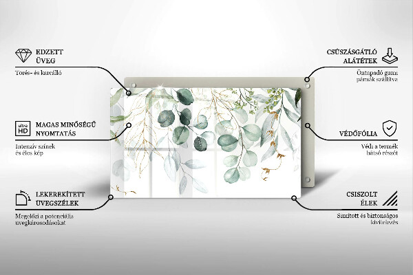 Copri piano induzione Piante dipinte