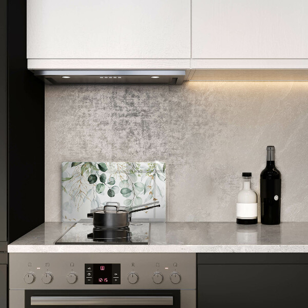 Copri piano induzione Piante dipinte