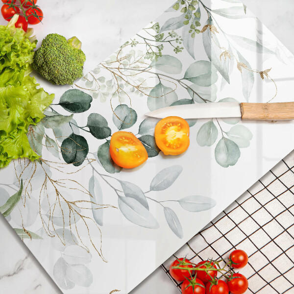 Copri piano induzione Piante dipinte