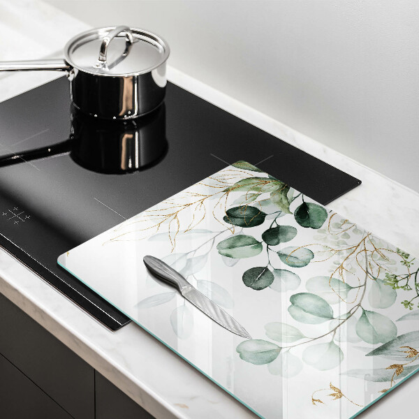 Copri piano induzione Piante dipinte