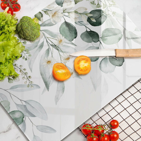 Copri piano induzione Piante ad acquerello