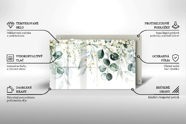 Copri piano induzione Piante ad acquerello