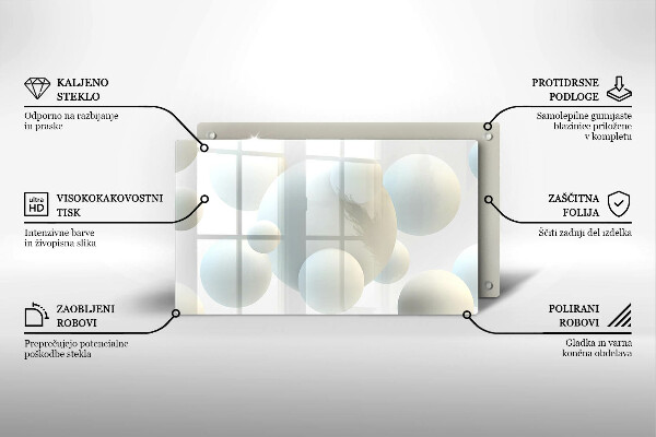 Copri piano induzione Palline 3D moderne